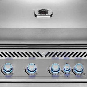 Napoleon Built-In 700 Series 32-inch Natural Gas Grill Head with Infrared Rear Burner - BIG32RBNSS-1-4 Main Burners, Infrared Rear Burner, Stainless Steel, Included Rotisserie Kit B0D3WTVPL5