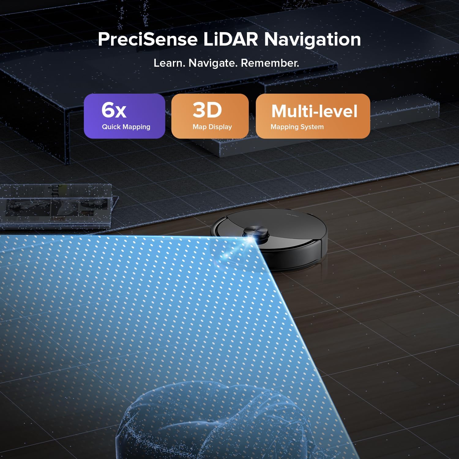 roborock Q10 S5+ Robot Vacuum and Mop with Self-Emptying, 10,000Pa Suction, Hands-Free Cleaning for Up to 7 Weeks, Dual Anti-Tangle Design, Auto Mop Lifting, Obstacle Avoidance, Ideal for Pet Hair B0DWXBCQVP - Image 9