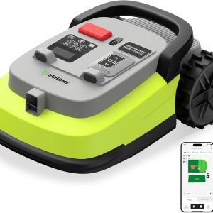 Robot Lawn Mower, RTK+AI Vision Robotic Lawnmower for Accurate Navigation & Obstacle Avoidance, No Perimeter Wire, Smart APP Control, Automatic Grass Cutting for 1/4 Acre Lawns up to 55% Slopes B0F24MB125