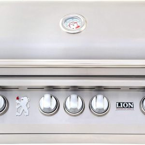 Lion L75000 32-Inch Built-in Natural Gas Grill with Rear Infrared Burner B07WKW46N7