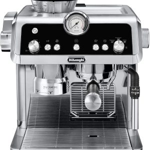 81ISTHt5TSL._AC_SL1500_.jpg De'Longhi La Specialista Espresso Machine with Sensor Grinder, Dual Heating System, Advanced Latte System & Hot Water Spout for Americano Coffee or Tea, Stainless Steel, EC9335M, 1.3 liters B07QMWZ6PT