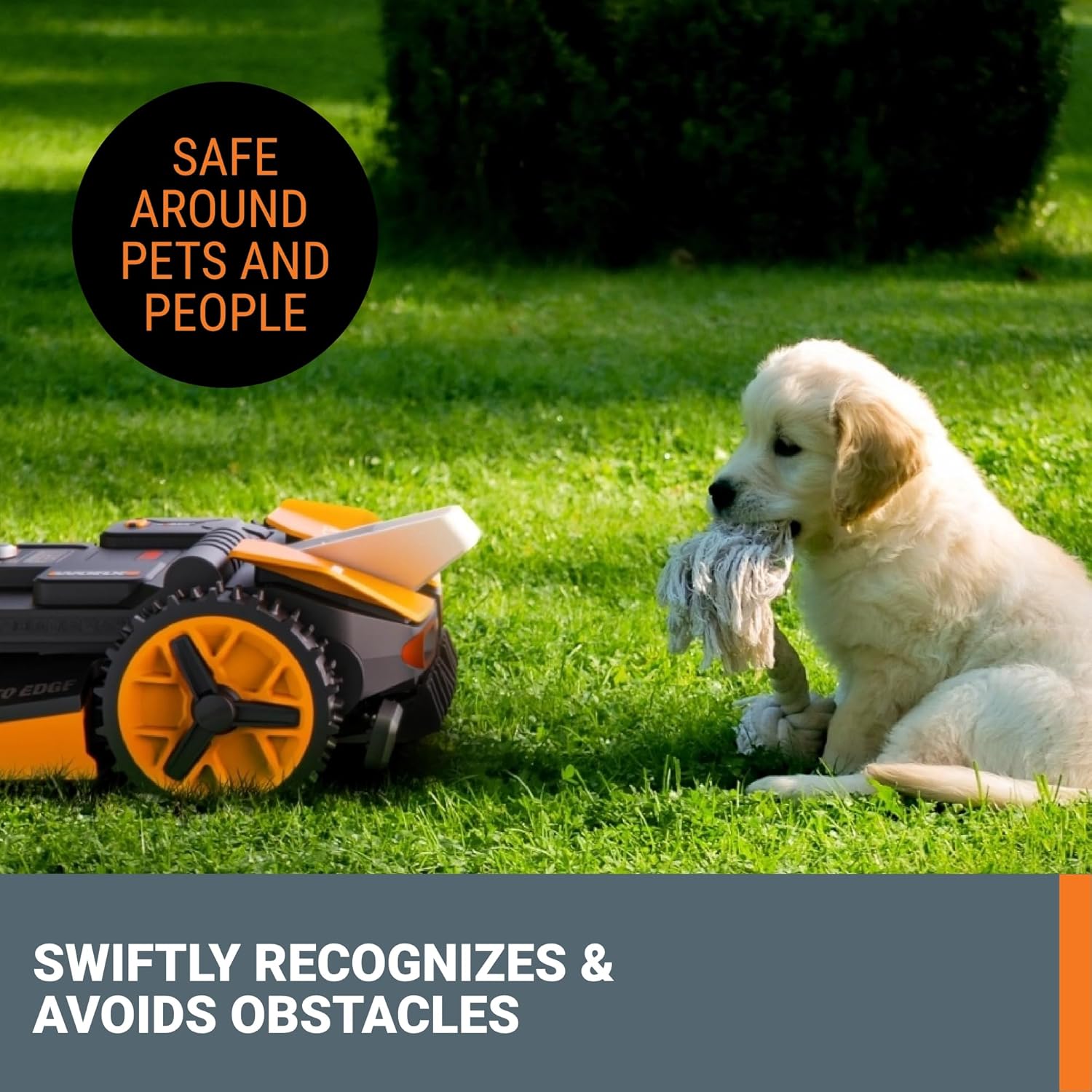 WORX Landroid Vision Robotic Lawn Mower, Wire Free Robot Mower with Active Obstacle Avoidance, WiFi & Bluetooth Connection, APP Control, 1 Acre, WR235 B0D5XLMWQ3 - Image 5