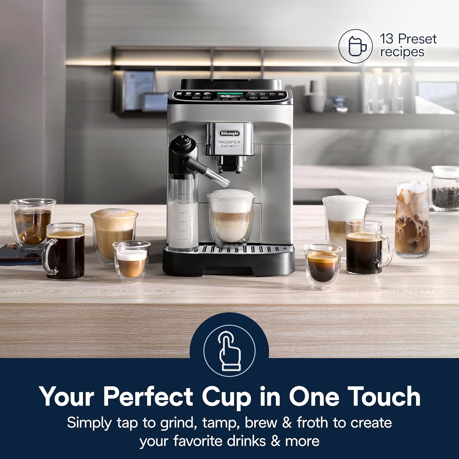 De'Longhi Magnifica Evo Next Fully Automatic Espresso Machine B0DT2SBX2S - Image 3