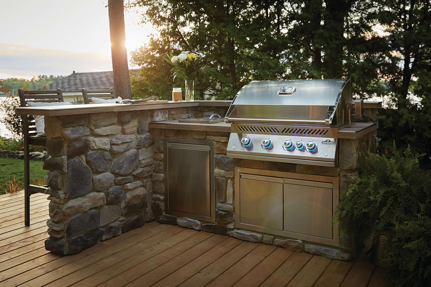 Napoleon Built-In 700 Series 32-inch Natural Gas Grill Head with Infrared Rear Burner - BIG32RBNSS-1-4 Main Burners, Infrared Rear Burner, Stainless Steel, Included Rotisserie Kit B0D3WTVPL5 - Image 6