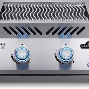 Napoleon Built-In Component - BIB18IRPSS - Dual Infrared Drop-In Burner, BBQ Grill, Stainless Steel, Propane Gas, 18-inch BBQ Grill Burner, Perfect Sear, Infrared SIZZLE ZONE™, Sear Station Burner B09WZLLQTJ