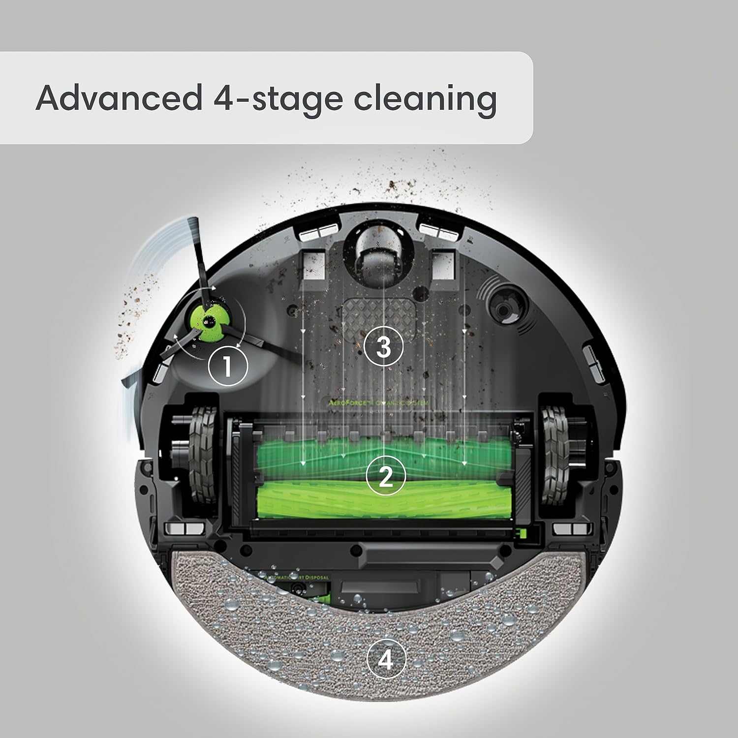 iRobot Roomba Combo j9+ Self-Emptying & Auto-Fill Robot Vacuum & Mop – Multi-Functional Base Refills Bin and Empties Itself, Vacuums and Mops Without Needing to Avoid Carpets, Avoids Obstacles B0C415HQPX - Image 9