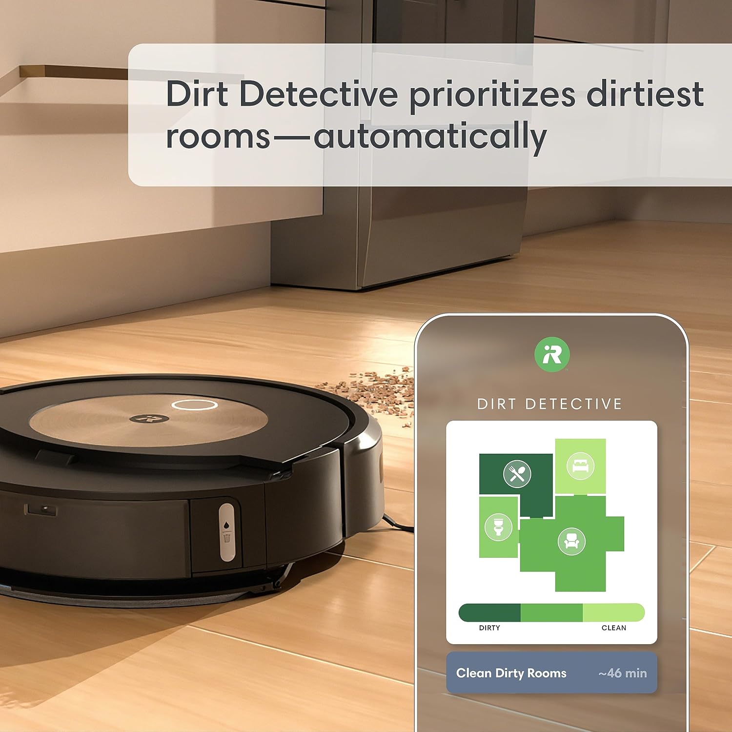 iRobot Roomba Combo j9+ Self-Emptying & Auto-Fill Robot Vacuum & Mop – Multi-Functional Base Refills Bin and Empties Itself, Vacuums and Mops Without Needing to Avoid Carpets, Avoids Obstacles B0C415HQPX - Image 5