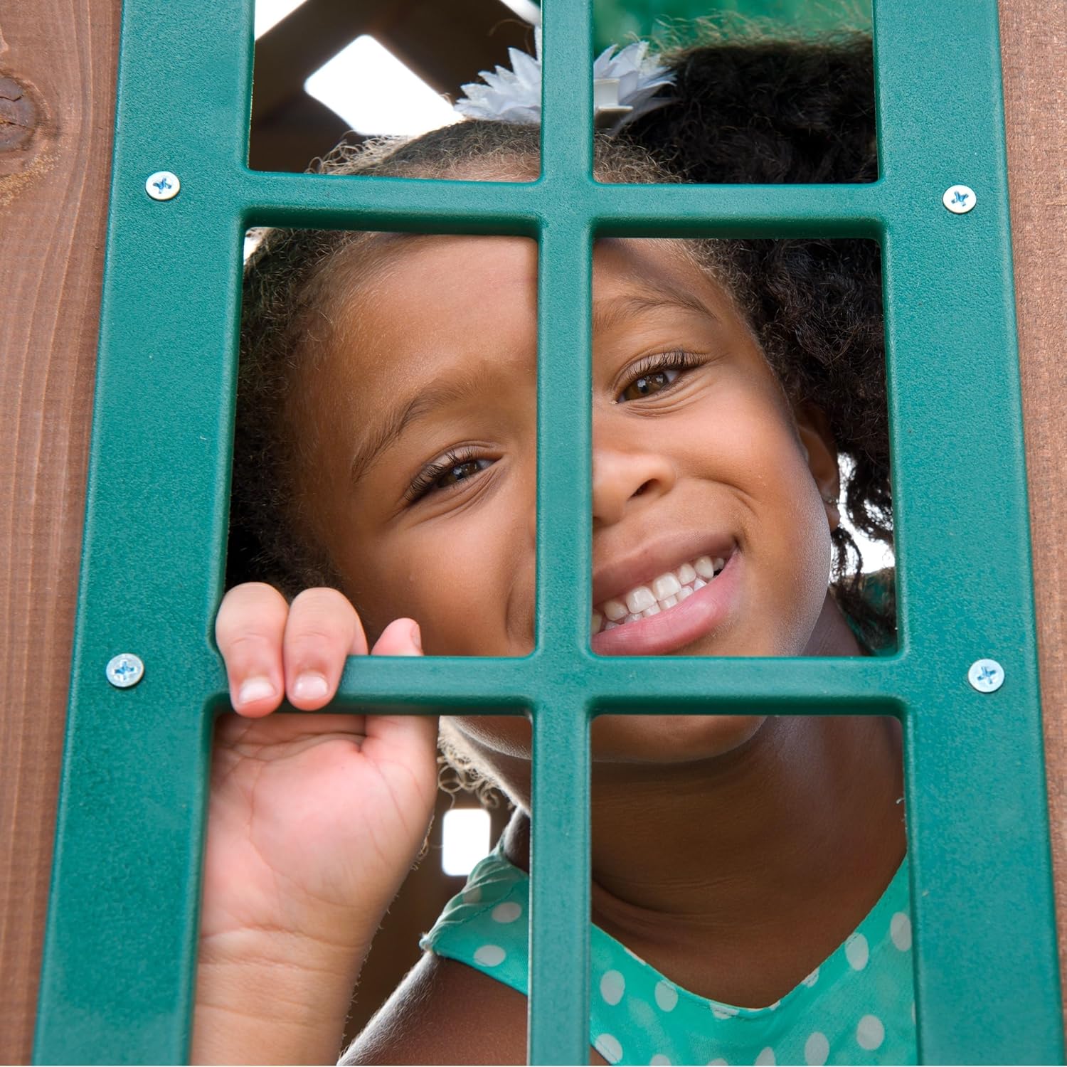 Swing-N-Slide Hemphill Ridge Wooden Swing Set with Vinyl Canopy Roof, Monkey Bars, Plastic Slide, Climbing Wall and Swings, Yellow Slide B0DWZ67PRK - Image 4